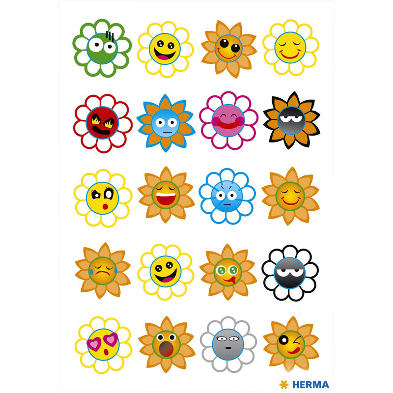 HERMA - Label 3668 Crazy Sun Puffy | 10 Stück