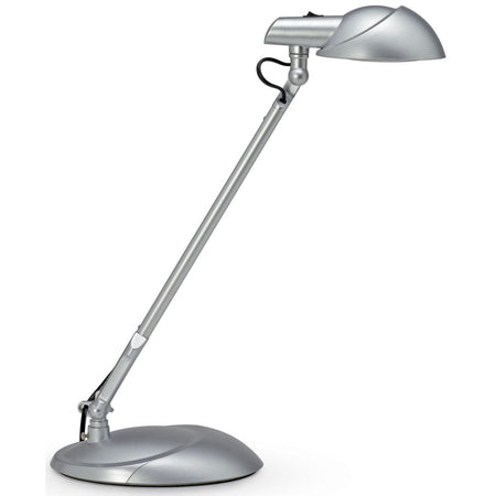 Maul - Storm Schreibtischlampe, LED, auf Sockel, silber