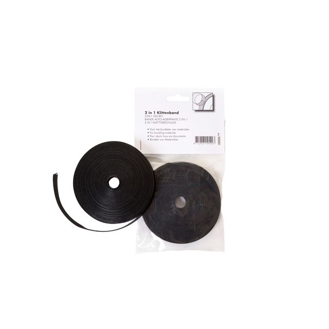 IEZZY - Klett-Kabelbinder 2-in-1 13mmx10m schwarz