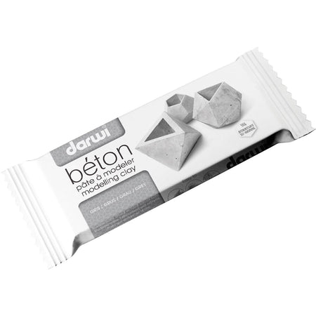 Darwi - Modellierpaste Beton, Packung mit 500 Gramm