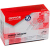 OFFICE products -   papierklemmen, 25 mm, gegalvaniseerd, driehoekig, doos van 100 stuks