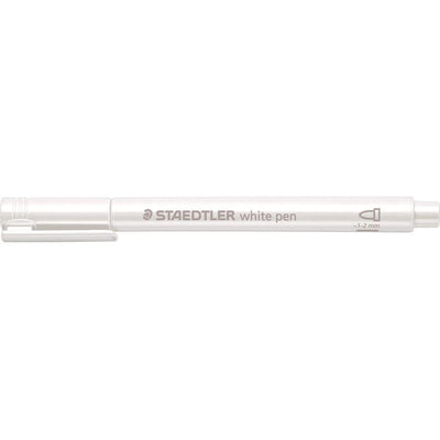 Staedtler - Marker Metallic 8323, weiß