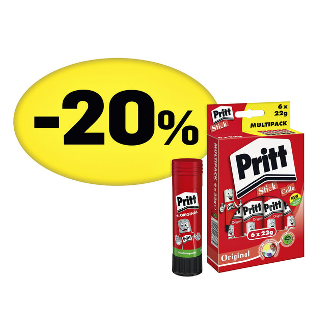 Pritt - Klebestift Stick Original 22gr Aktionspackung | 12 Stück