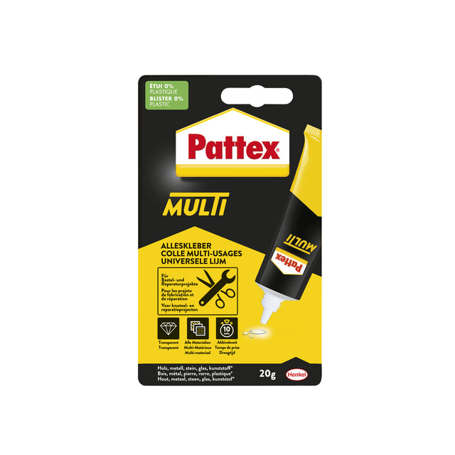 Alleslijm Pattex Multi Tube 20 Gramm auf Blasen
