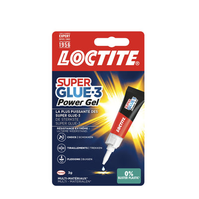 Loctite -  Secondelijm  powerflex gel tube 3gr blister | 12 stuks