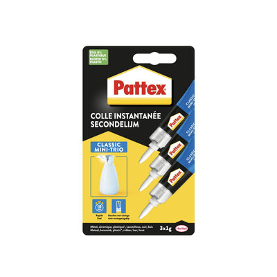 Pattex - Superglue Classic Mini Trio Tube 3x1 Gramm im Blister