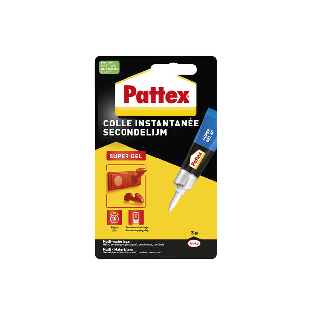 Pattex - Zweiter Kleber Super Gel 3gr | 12 Stücke