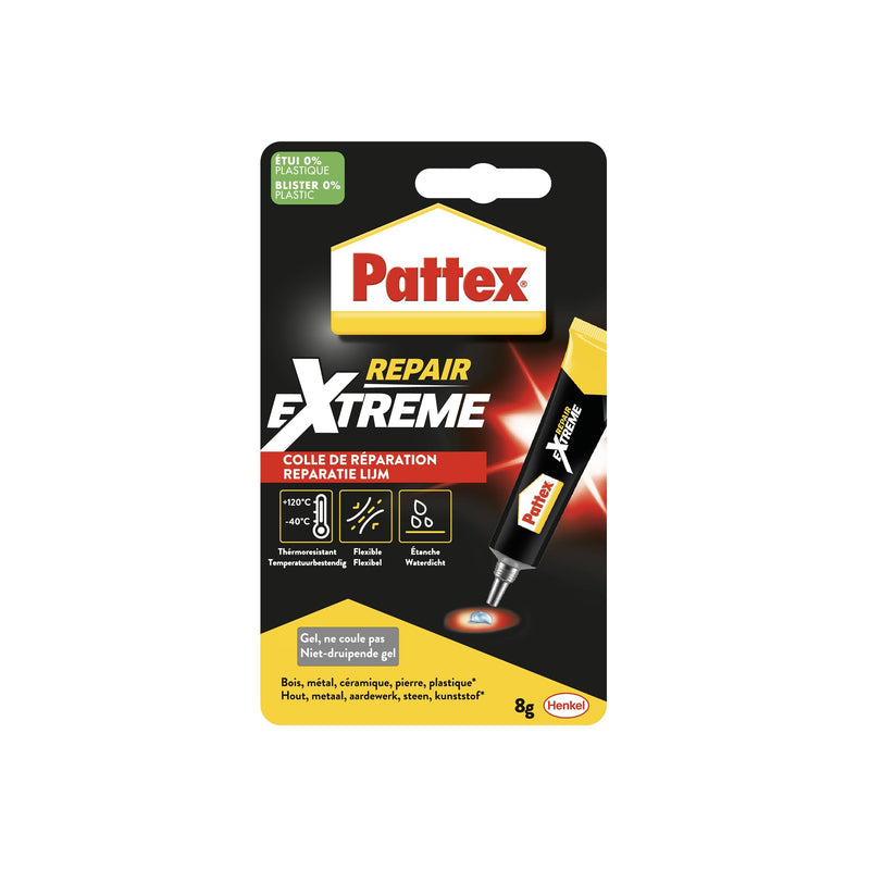 Pattex - Allzweckkleber Repair Extreme Tube 8 Gramm im Blister | 12 Stück