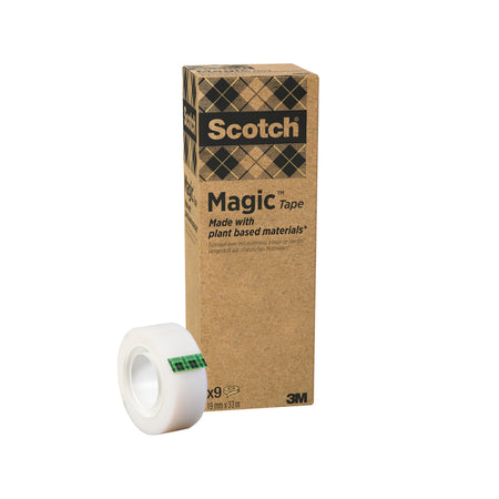 Scotch - Klebeband Magic 900 19mmx33m unsichtbar matt 9 Rollen