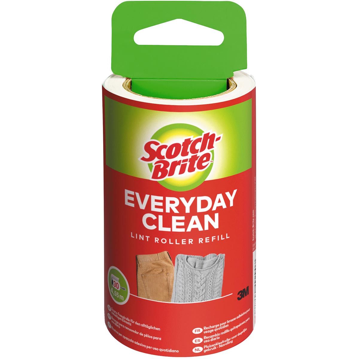 Scotch Brite - -Brite Fusselroller-Nachfüllung, 30 Blatt