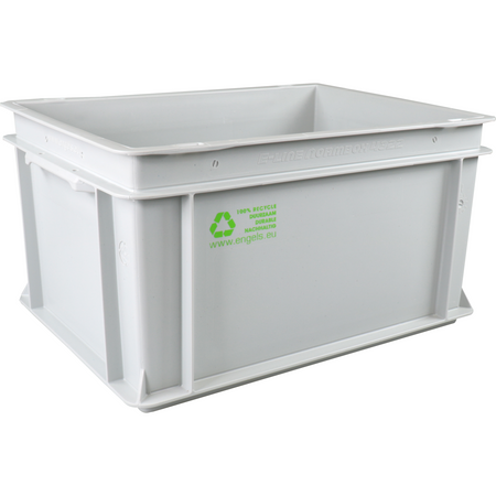 Klika - Bak | HDPE | geschlossener Griff | Transportbehälter | 400x300x220mm | grau | 1 Stk