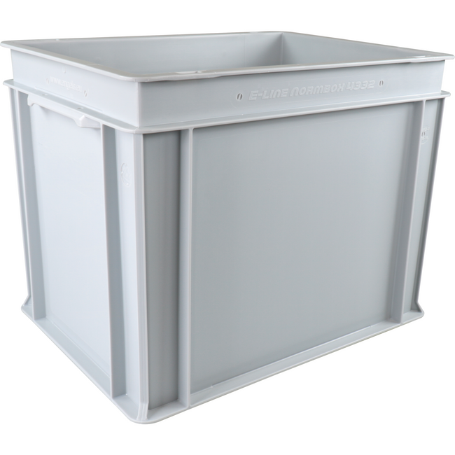 Klika - Bak | HDPE | geschlossener Griff | Transportbehälter | 400x300x325mm | grau | 1 Stk