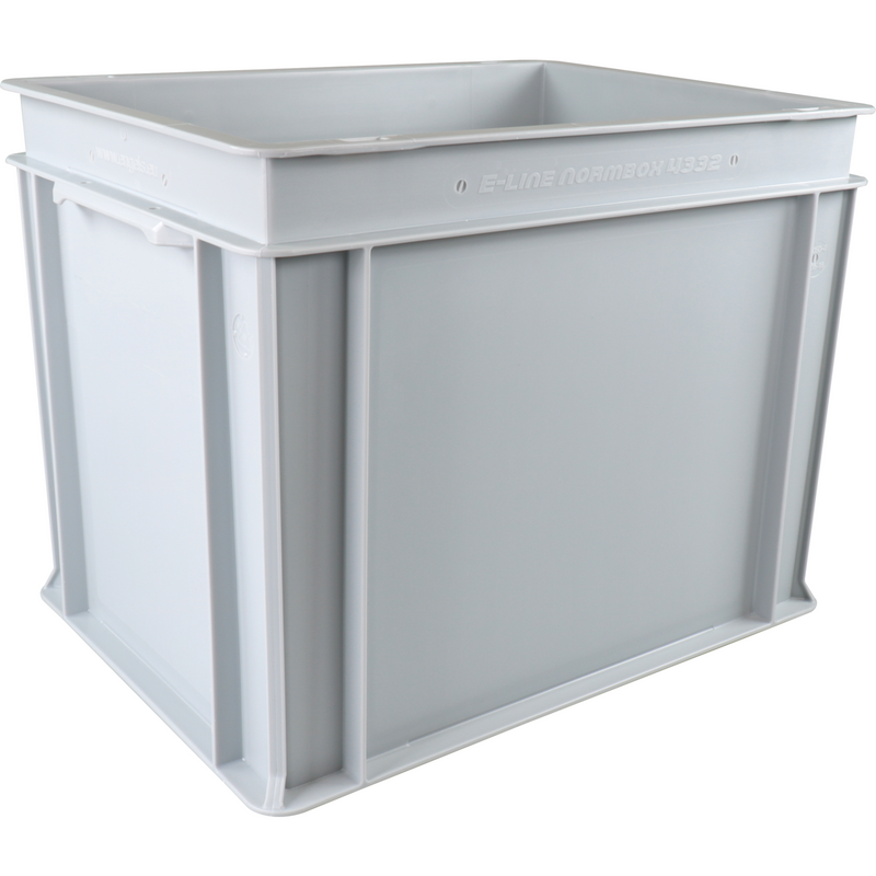 Klika - Bak | HDPE | geschlossener Griff | Transportbehälter | 400x300x325mm | grau | 1 Stk