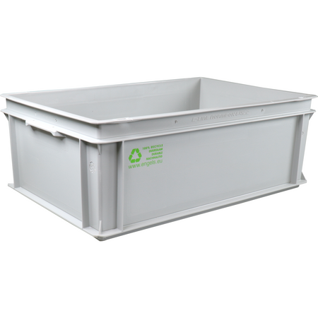 Klika - Bak | HDPE | geschlossener Griff | Transportbehälter | 600x400x220mm | grau | 1 Stk