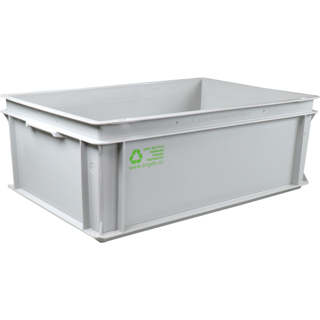 Klika - Bak | HDPE | geschlossener Griff | Transportbehälter | 600x400x220mm | grau | 1 Stk