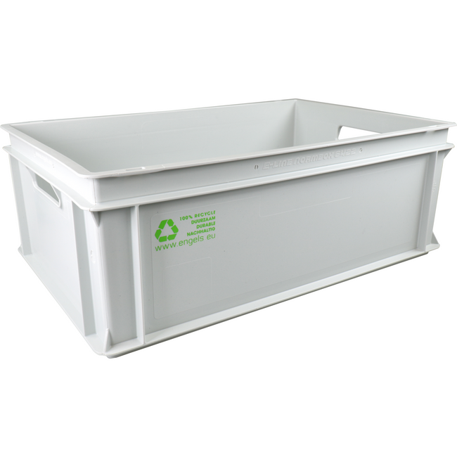 Klika - Bak | HDPE | offener Griff Transportbox | 600x400x220mm | Grau | 1 Stück