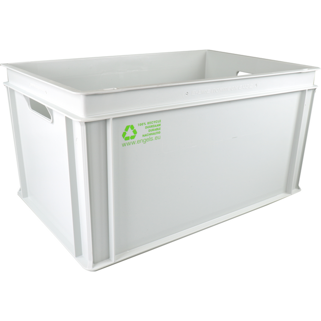 Klika - Bak | HDPE | offener Griff Transportbox | 600x400x325mm | Grau | 1 Stück