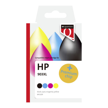 Quantore - Tintenpatronen-Alternative für 3HZ51AE 903XL Schwarz 3 Farben HC