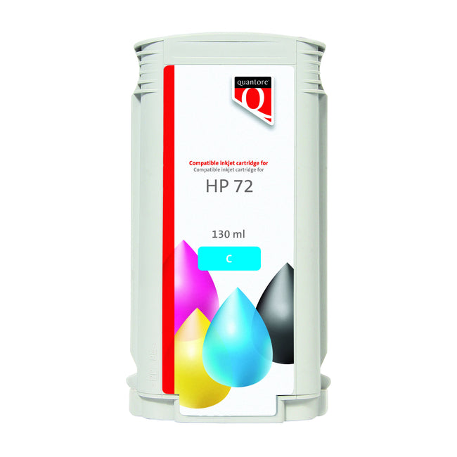 Quantore – Tintenpatronen-Alternative für 72 C9371A blau