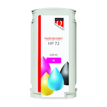 Quantore - Tintenpatronen-Alternative für 72 C9372A rot