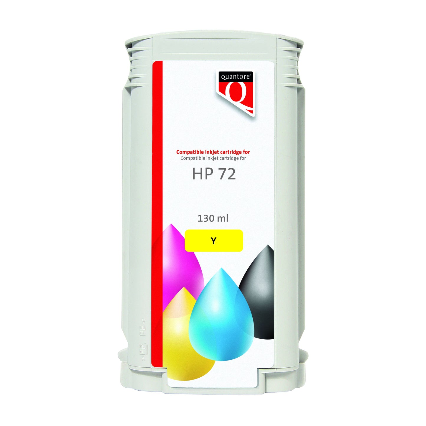 Quantore - Tintenpatronen-Alternative für 72 C9373A gelb | 12 Stück