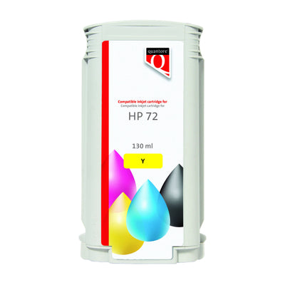 Quantore - Tintenpatronen-Alternative für 72 C9373A gelb | 12 Stück