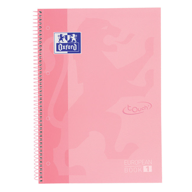 Oxford -  Notitieboek oxf touch europeanb a4+ lijn 80v prz