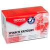 OFFICE products -   vlinderklemmen, 41 mm, gegalvaniseerd, doos van 50 stuks