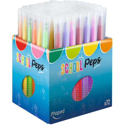 Maped -  viltstift Color'Peps, doos van 72 stuks (classpack)