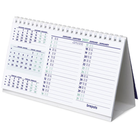 Brepols - Schreibtisch-Monatskalender 2026 210x125mm