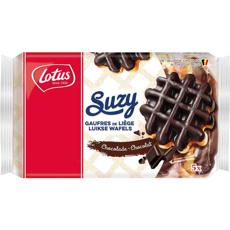 Lotus - Lotus Suzy Lüttich Waffel mit Schokolade, 57,6 g, Packung à 5 Stück