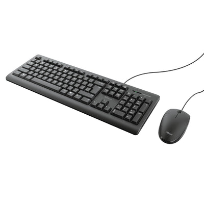 Trust – Primo-Tastatur und -Maus, Azerty