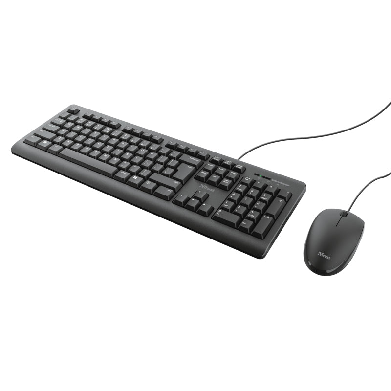 Trust – Primo-Tastatur und -Maus, Azerty