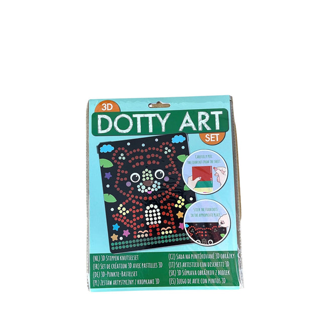 Office -  Knutselset 3d dotty art assorti | 12 stuks