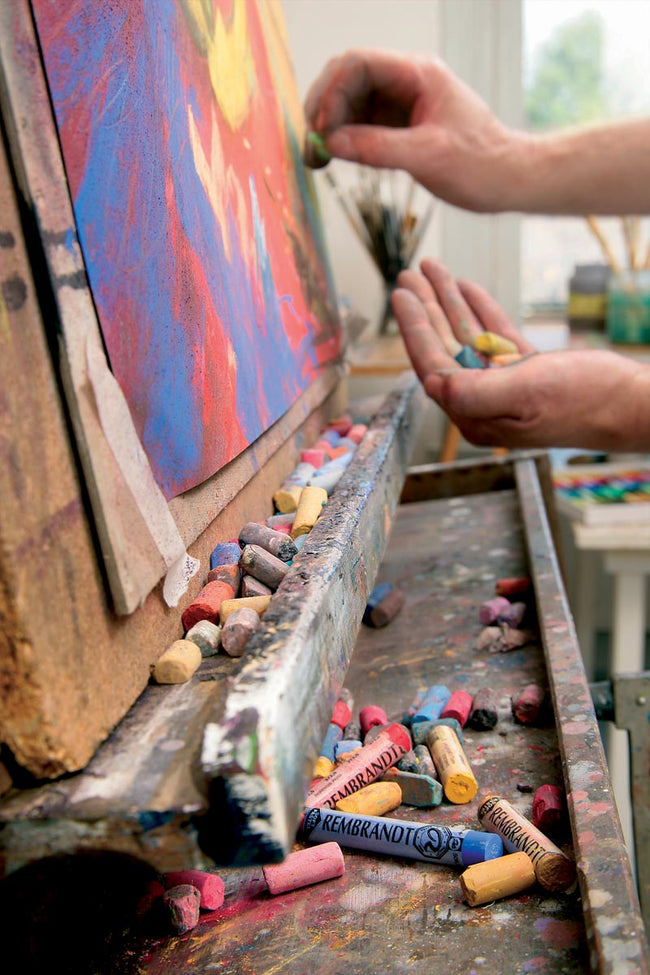 Rembrandt -   softpastels, doos met 15 pastels (afbeelding 2)