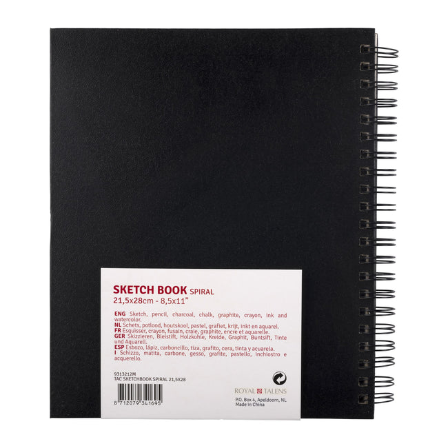 Talens Art Creation -  Schetsboek art creation 210x280mm zwart | 5 stuks