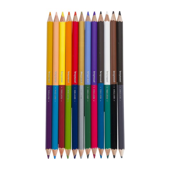 Bruynzeel -  Kleurpotood  kids twin point 12st ass | 6 stuks
