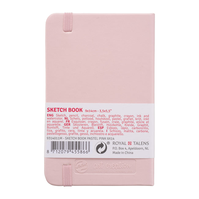 Talens Art Creation -  Schetsboek art creation 90x140mm roze
