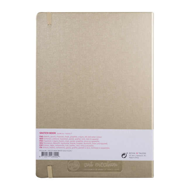 Talens Art Creation -  Schetsboek art creation 210x300mm witgoud | 5 stuks