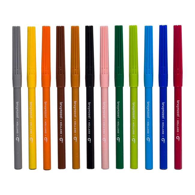 Bruynzeel -  Viltstift  kids assorti 12 stuks