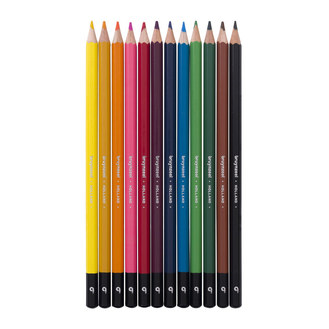 Bruynzeel -  Kleurpotlood  blik 12st assorti | 6 stuks