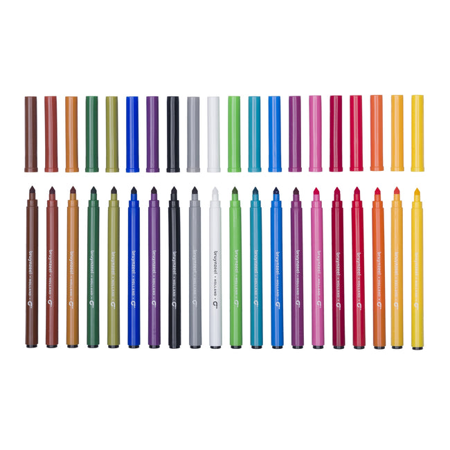 Bruynzeel -  Viltstift  kids super point ass 20st | 6 stuks