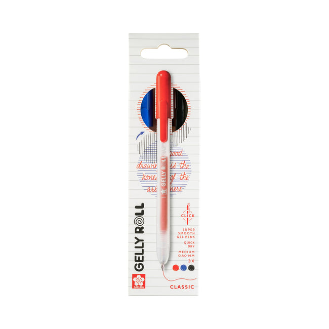 Sakura -  Gelschrijver gelly roll classic 3 kleuren | 6 stuks