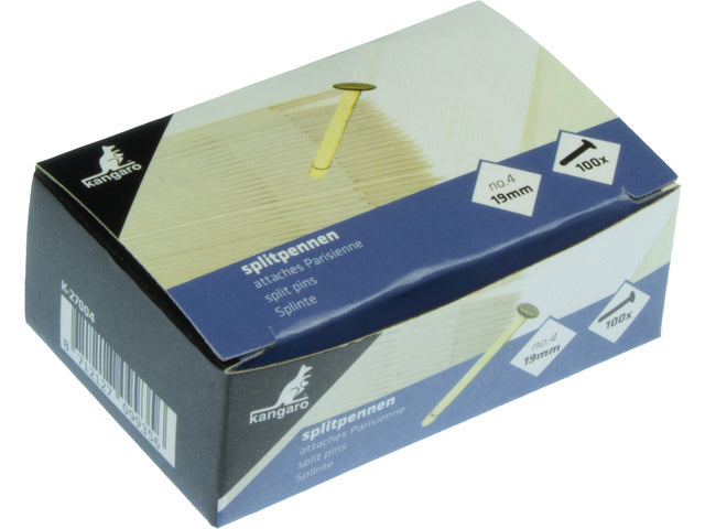 Kangaro -  Splitpen  19mm 100 stuks verkoperd