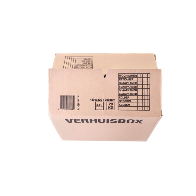 IEZZY -  Verhuisdoos  480x320x360mm bruin 3mm | 5 stuks