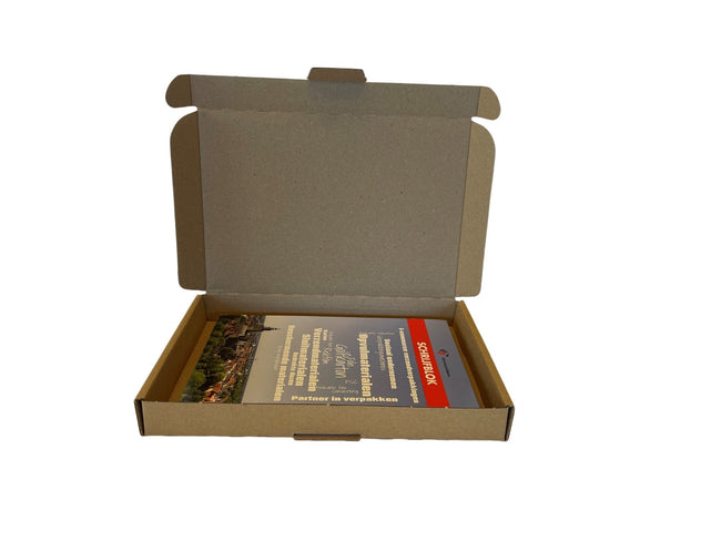 IEZZY -  Brievenbusbox  a4 360x255x26mm karton bruin
