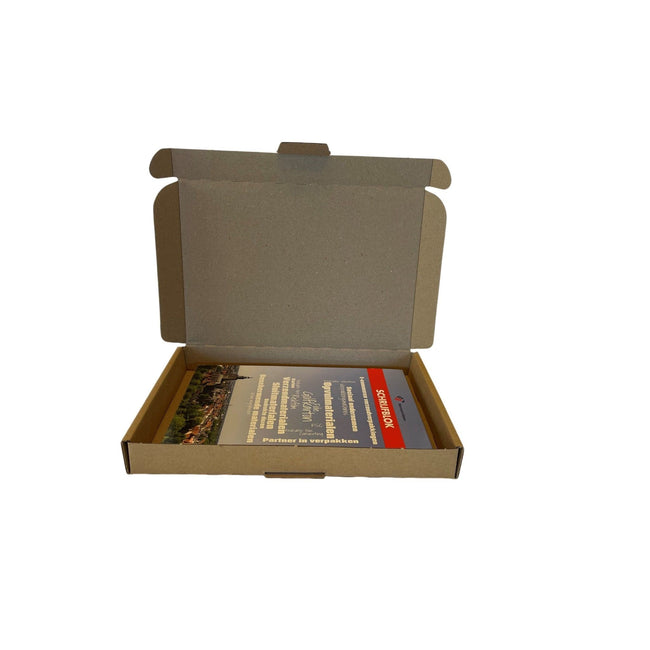 IEZZY -  Brievenbusbox  a6 180x115x28mm karton bruin