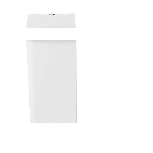 Eko -  Pedaalemmer  hana duo recy 2x10l grijs wit