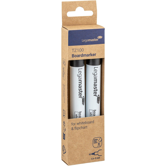 Legamaster -  Whiteboardmarker  tz100 2mm 2st zw | 10 stuks