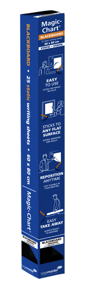 Legamaster -  Magic chart  whiteboard 600x800mm zw 25v